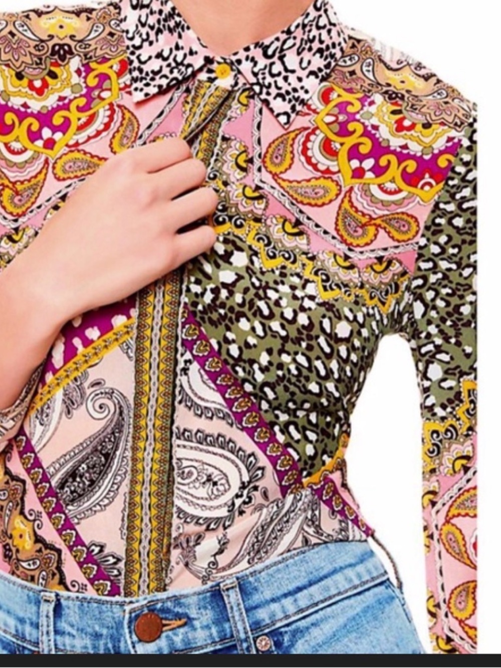 Alice + Olivia silk blouse